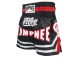 Lumpinee Muay Thai Boxing shorts : LUM-036 Black
